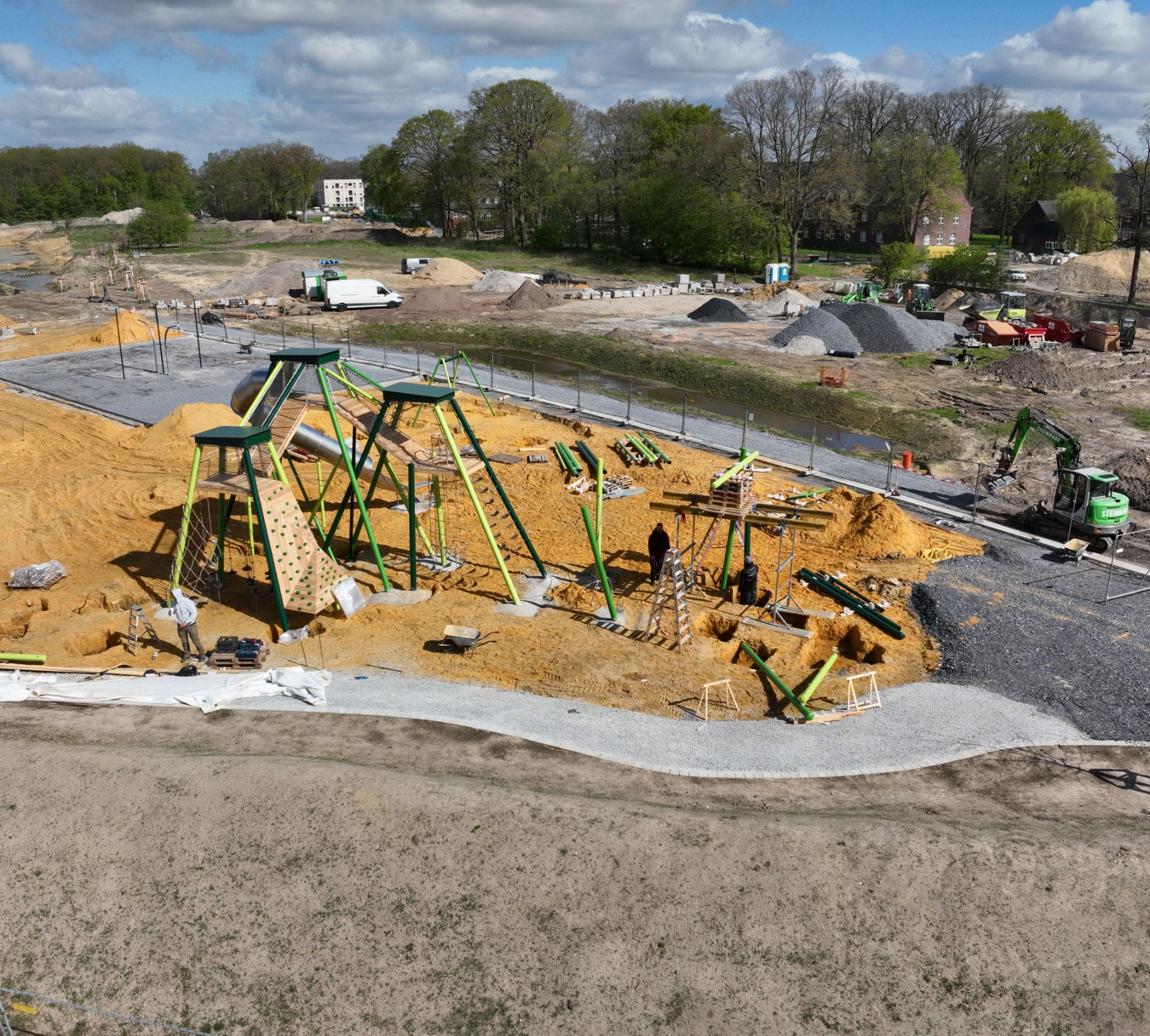 Steinhake – großes Projekt in Münster. Das Gelände der Oxford Kaserne.
